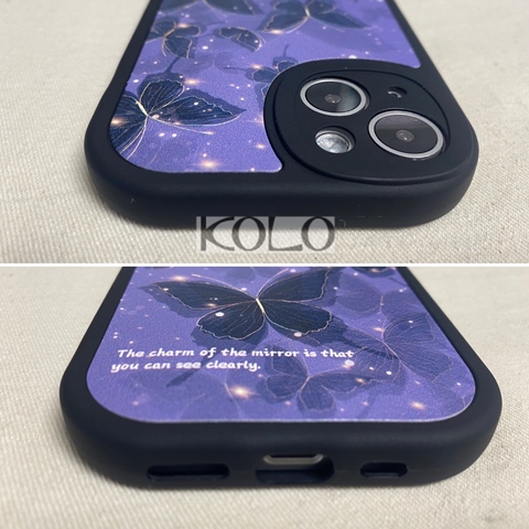 夜光胡蝶のスマホケース